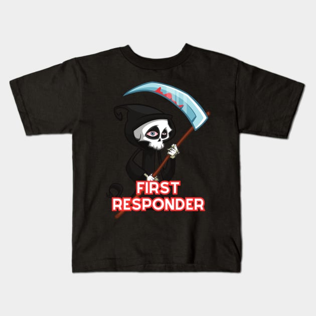 first responder Kids T-Shirt by sirazgar